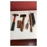 Hammer, Axe, Screwdriver, Brush