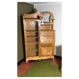 Antique Victorian Oak Secretary Desk