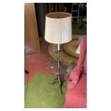 Metal Glass Floor Lamp