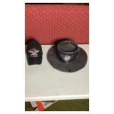 Harley Davison Hat, Leather Hat