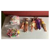 Old Barbie Dolls and Cloths