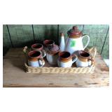 Stone Ware Tea Set
