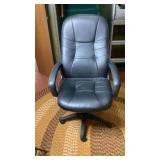 Leather Office Chair BLACK