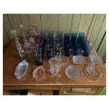 Blue Glasses and Misc Glass