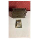 Ammunition Box Cal 30Mi Mash Playing Cards