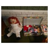 Raggedy Ann and Andy Items And Record Player