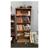 Automotive Manuals and Magazines and Book Case