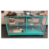 Display Cabinet With Claw Feet Glass All Around