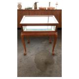 Show Case With Claw Feet and Legs are Weak 32" W