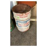 Barrel With Advertising