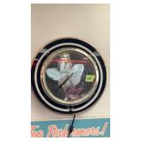 Marilyn Monroe Clock NEON NOT WORKING CLOCK TAKES