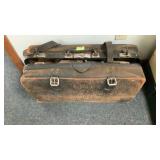 Vintage Suit Case With Hymnal Books