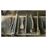 Air Gages, Bent Socket Wrenches, Etc