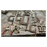Assortment Of C Clamps