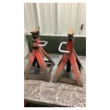 Jack Stands 6 Ton Red and Black