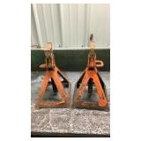 Jack Stands Orange And White 6 Ton