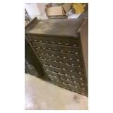 Primitive Library Letter Cabinet