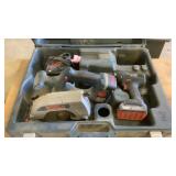 Bosch 18V Set Drill, Circular Saw 2 Batteries and