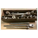 Sockets, extension, Ratchets 3/4" Drive