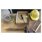 Hard Hat, Saw, Sludge Hammer, Etc