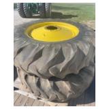 Set of duals off JD 4430 18.4-34, 6 Ply Rating,