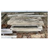 Flat Stone Of Building