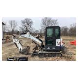 BobCat E32i 2015 Mini Excavator with Extendable