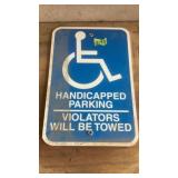 Handicapped Parking Sign