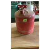 Metal Gas can 5 Gallon