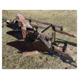 IH 2pt. 3bottom plow w/ cutters & tail wheel,