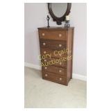 Chest Of Drawers,w/  Glass Knobs 26 1/2' W x 14