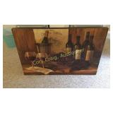 Wine Canvas Print 35' W x 23' IN THE BASEMENT