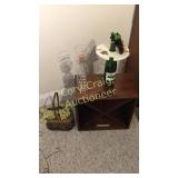Wood Box With Divided Space, Wine Decor IN THE