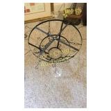 Iron Hanging Wine Glass Rack IN THE BASEMENT