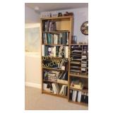 Oak Book Case 33' W x 10' D x 7' T CONTENTS NOT
