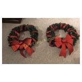 (4) Christmas Wreaths 26' In Diameter, IN THE
