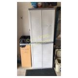 (3) Plastic Garage Cabinets 25 1/2' W x 17 1/2' D