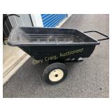 Lawn Cart Dump bed Pull behind or hand drive