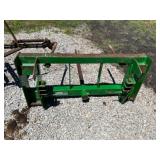 JD 740 loader quick attach bale spear