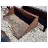 72" skid steer bucket