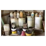 Assorted fluids and chemicals