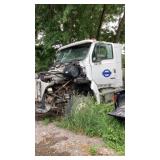 Wrecked semi tractor, engine is good per the