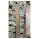 2 man saw, missing one handle