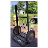 Gas bottle cart