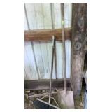Broom and shovel