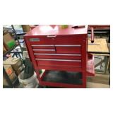 Toolbox on wheels, no key