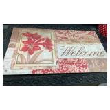 Welcome Mat, Tin, Christmas Dishes