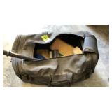 Bag with car cleaning items