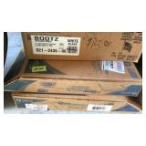 19" sink and pair of lay-in troffer lights