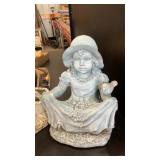 Lawn/garden statues and DVD player